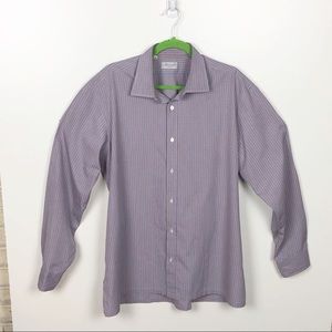 Charvet classic button down dress shirt size 17.5